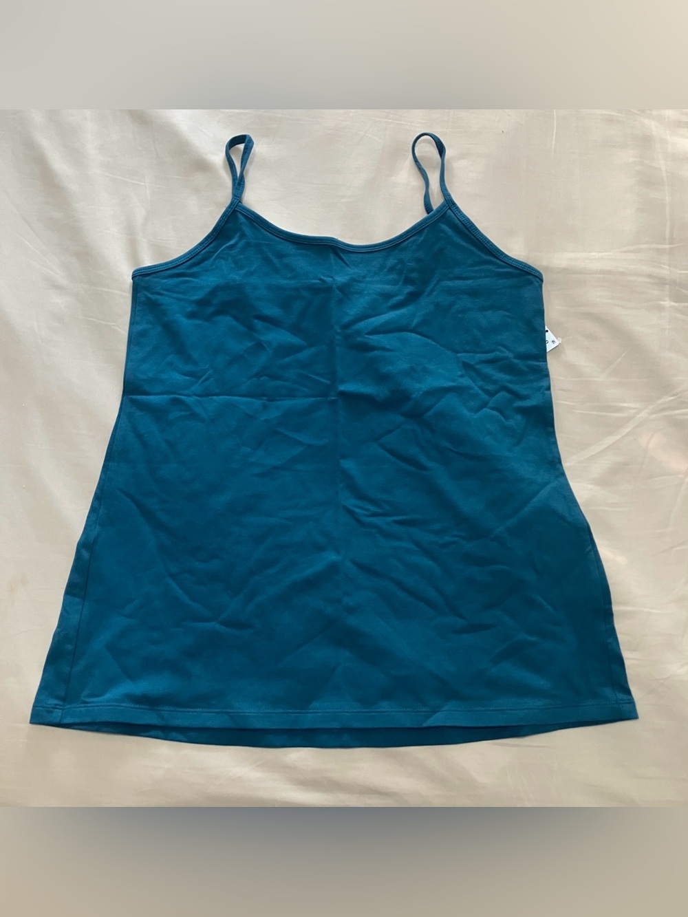 Torrid Foxy Cami Size 1 (US 15/16) Legion Blue 95% Cotton Stretch Tank NWT
